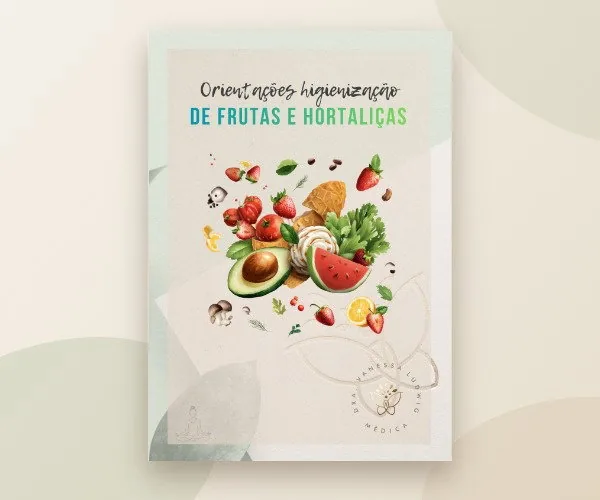 Capa do e-book Limpeza de Frutas e Hortaliças